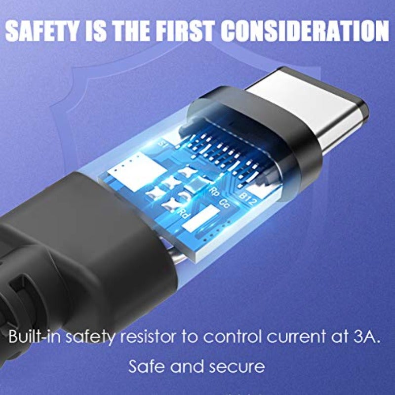 كابل شحن USB C متوافق مع نينتندو سويش 2 متر USB إلى Type C شاحن سريع كابل متوافق مع نينتندو سويش، سويش لايت، سويش برو، وأجهزة الألعاب التي تعمل بمنفذ Type-C - Image 4