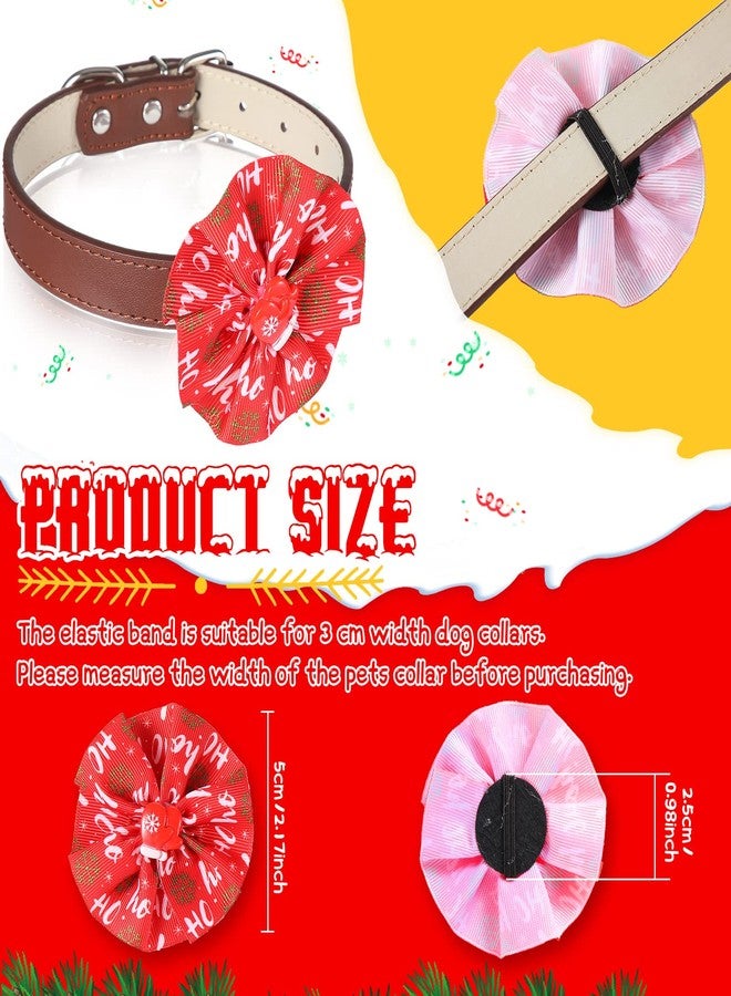 Kigeli 80 Piece Christmas Dog Collar Set - Flowers, Bows, Ties & Charms for Small, Medium & Large Dogs, Cats & Rabbits - Holiday Party Decoration & Costume Supplies - Image 3