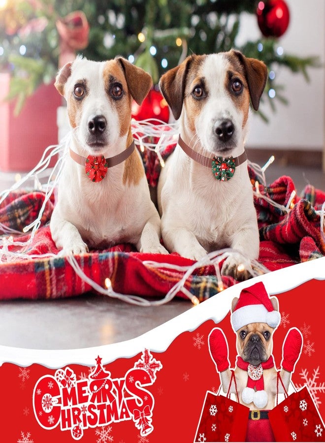Kigeli 80 Piece Christmas Dog Collar Set - Flowers, Bows, Ties & Charms for Small, Medium & Large Dogs, Cats & Rabbits - Holiday Party Decoration & Costume Supplies - Image 4