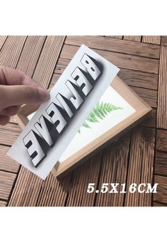 Generic 1 piece of European and American fashionable tattoo stickers long-lasting waterproof simulated personalized letter tattoo stickers  - Image 1