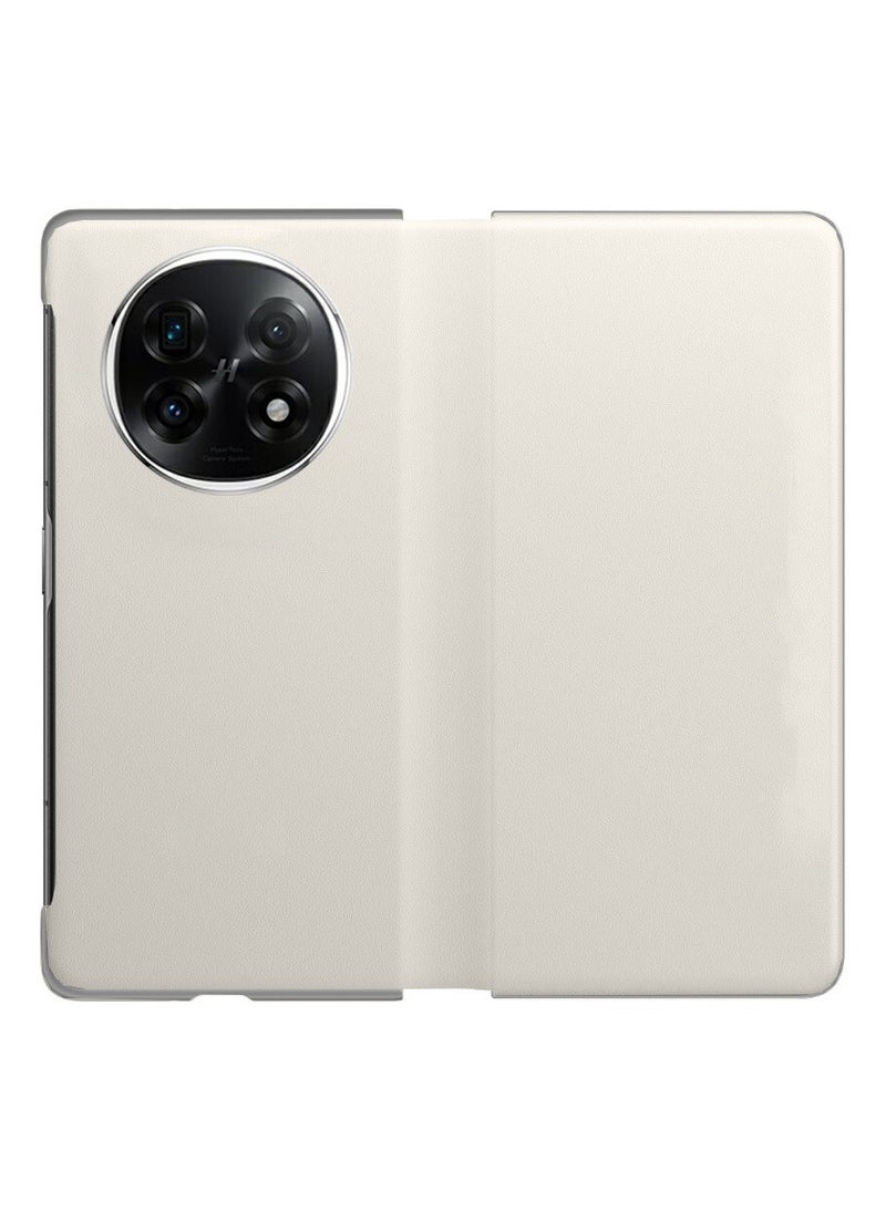 Case Compatible with OPPO Find N5 5G, Flip Cover Leather Case with Magnetic Suction Screen, Utra-Thin Anti Drop For OPPO Find N5