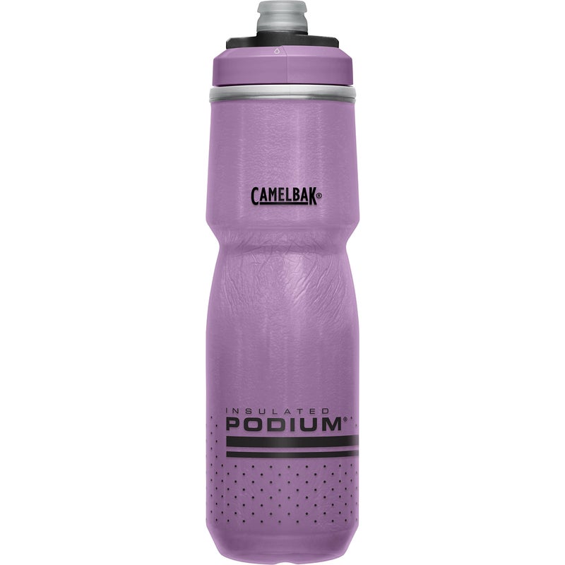 CamelBak Podium Chill Insulated Bike Water Bottle - Easy Squeeze Bottle - Fits Most Bike Cages - 24oz  Purple - Image 1