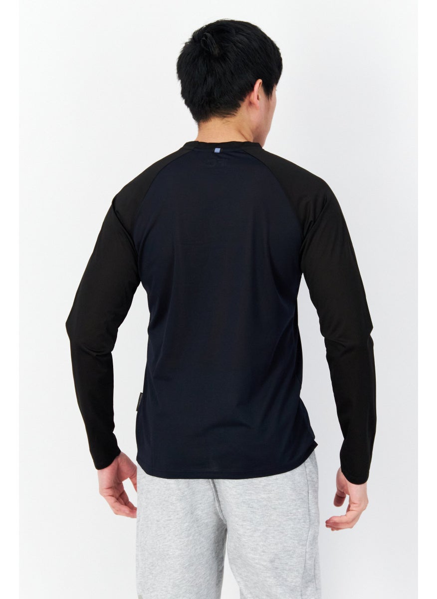 Men Crew Neck Long Sleeve Textured T-Shirt, Navy - pzsku/Z490338812A9CFA4A9D6EZ/45/_/1724350931/b0768c89-beaf-424d-9078-2a15142968f0