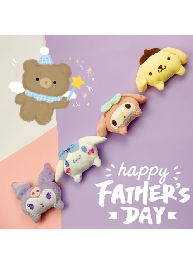 Fabric Cartoon Accessories Yugui Dog Accessories DIY Headdress Accessories Hair Accessories Shoes And Socks Package Cartoon Head-Color:Yugui Dog (large) Brooch  - Image 4