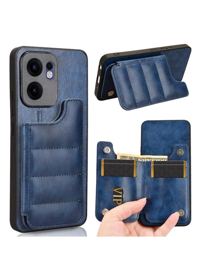 S-TOP Case For OPPO Reno13 F 4G / 5G Cow Pattern Sewing Card Bag Phone Case - Image 1