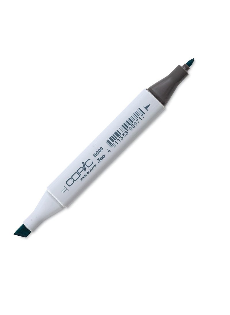 COPIC Copic Marker with Replaceable Nib, BG09-Copic, Blue Green 