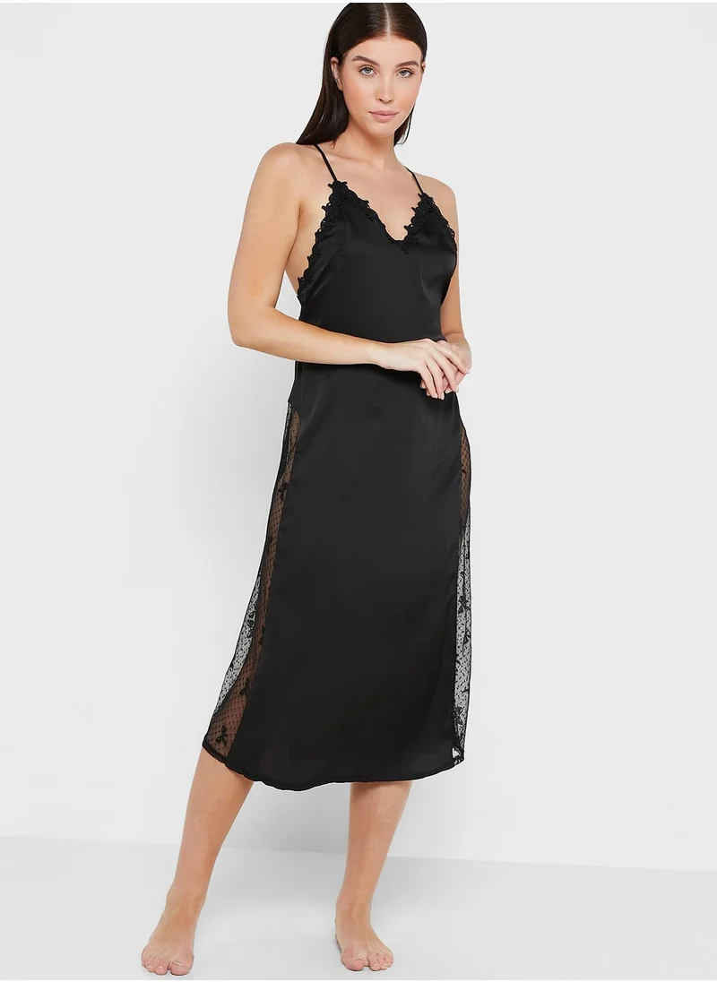 ELLA Cross Back Slip Dress