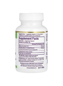 Paradise Herbs Paradise Herbs, Bilberry + Extract with Chrysanthemum & Goji, 60 Vegetarian Capsules  - Image 2