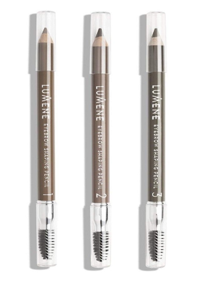 Lumene Eyebrow Shaping Pencil with Brush 1.08 g / 0.04 OZ. (3 Ash Brown) - Image 3