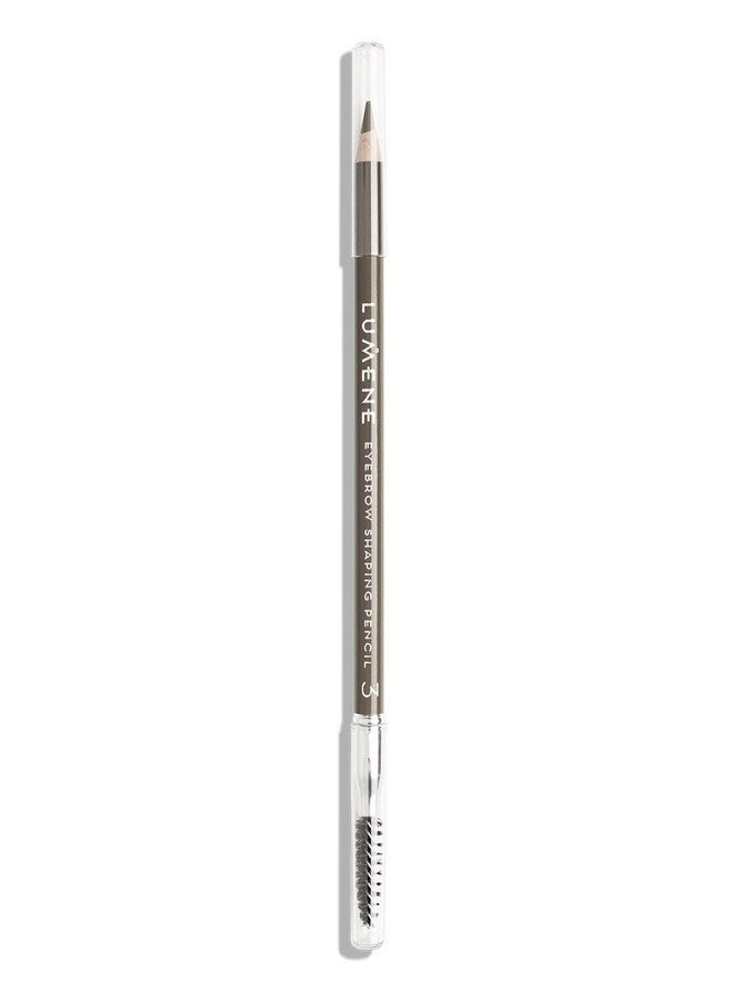 Lumene Eyebrow Shaping Pencil with Brush 1.08 g / 0.04 OZ. (3 Ash Brown) - Image 1