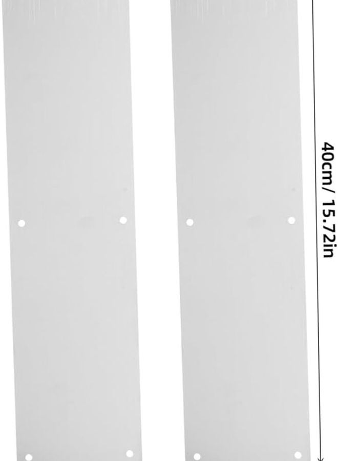 Stainless Steel Door Kick Plate 12x36 Inch Interior Exterior Door Protector Scratch Resistant Easy Installation - Image 3