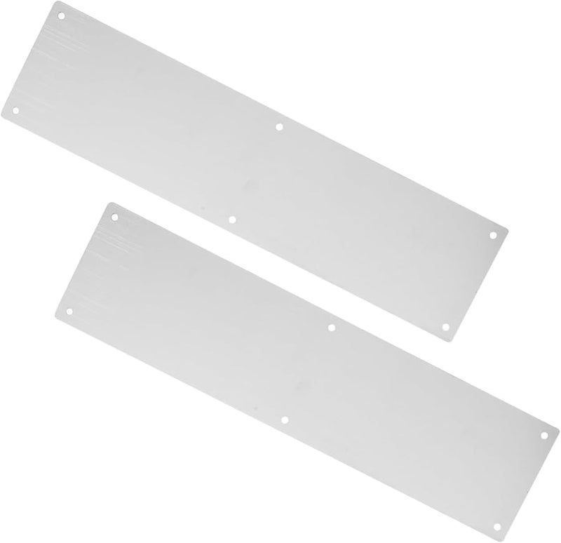 Stainless Steel Door Kick Plate 12x36 Inch Interior Exterior Door Protector Scratch Resistant Easy Installation - Image 1