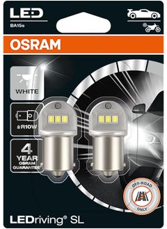 Ledriving Sl ≜ R10W White 6000K Led Retrofit Offroad Use Only Double Blister 2 Lamps