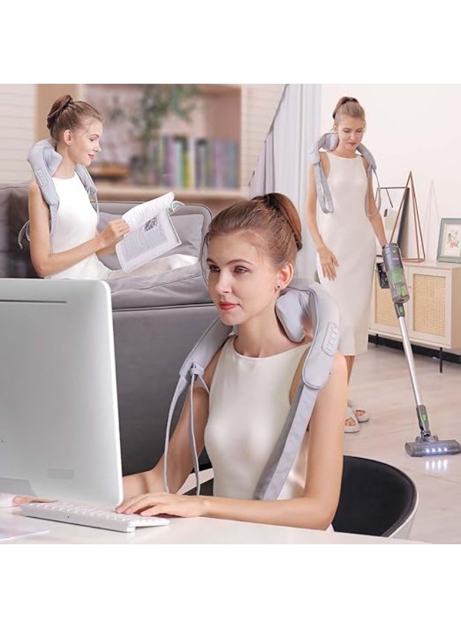 Wireless Shiatsu Neck Massager with Heat - Deep Tissue Pain Relief Massager for Back, Shoulder & Leg - Easy-to-Use & Ideal Gift for Men & Women - Image 3