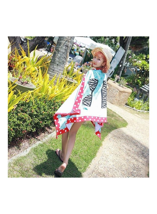 NIBEMINENT Large Pure Cotton Bath Towel Multicolour 20X10X5cm - Image 2