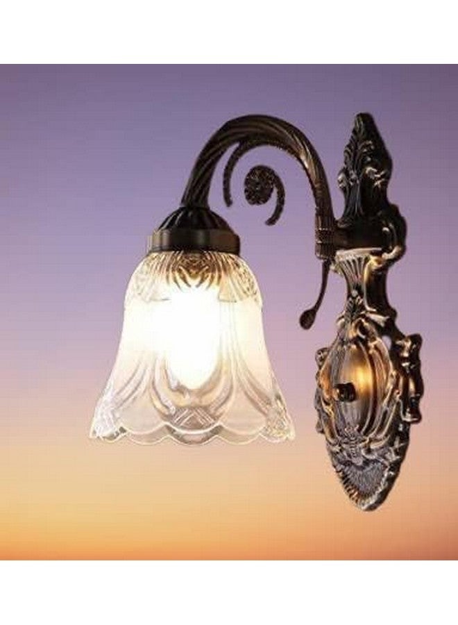 kinis Wall Light/Wall Lamp/Wall Sconces for Living Room Wall Lamp for Bedroom Wall Light to Décor Home/Office/Dining/Cafe/Restaurants, Antique Traditional, Black Antique (with Bulb) - Image 2