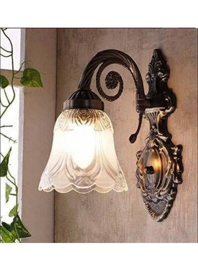 kinis Wall Light/Wall Lamp/Wall Sconces for Living Room Wall Lamp for Bedroom Wall Light to Décor Home/Office/Dining/Cafe/Restaurants, Antique Traditional, Black Antique (with Bulb) - Image 1