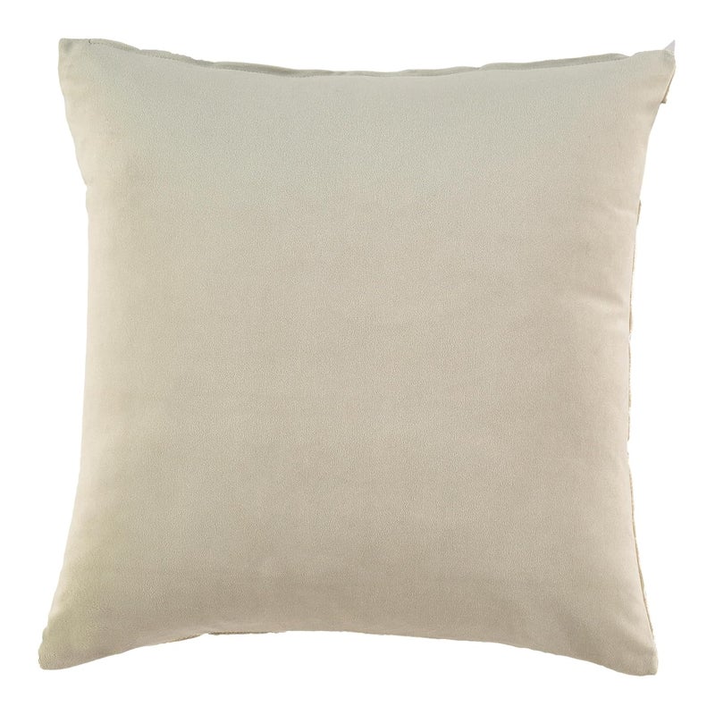 GMF GM Luxury Home Decor Velvet Floral Cushion CoverCases with Zipper Luxurious Soft Decorative Square Pillow Cover for Living Room Bedroom Home Decor Pack of 2 Size 16 x 16 inch Tan - Image 3