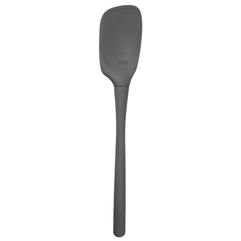 Tovolo FlexCore All Silicone Deep Spoon with Angle Head Charcoal