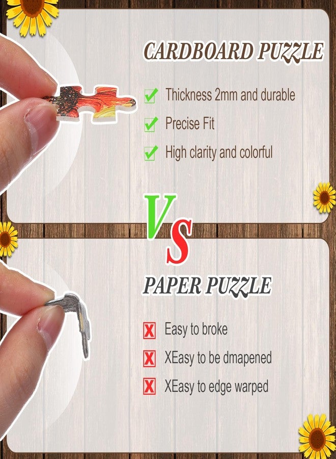 سيفانير أحجيات سيفانر المسيحية المكونة من 500 قطعة للبالغين، أحجيات دينية مستوحاة من الكتاب المقدس وعباد الشمس، هدايا ملهمة لكبار السن والكنيسة وعيد الفصح وعيد الأم (مسيحية). - Image 4