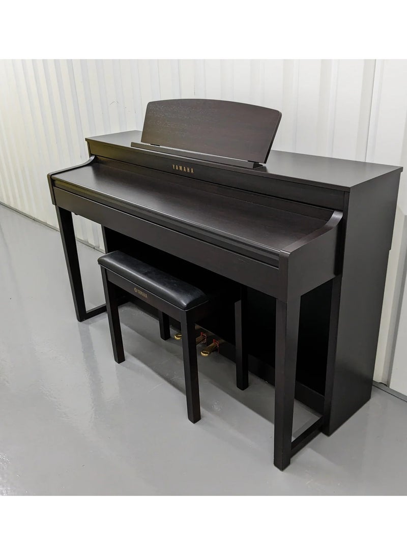 YAMAHA بيانو ياماها كلافينوفا CLP-430 الرقمي بلون الورد الداكن - Image 4