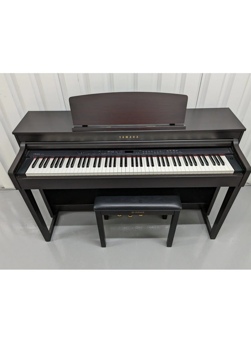 YAMAHA بيانو ياماها كلافينوفا CLP-430 الرقمي بلون الورد الداكن - Image 2