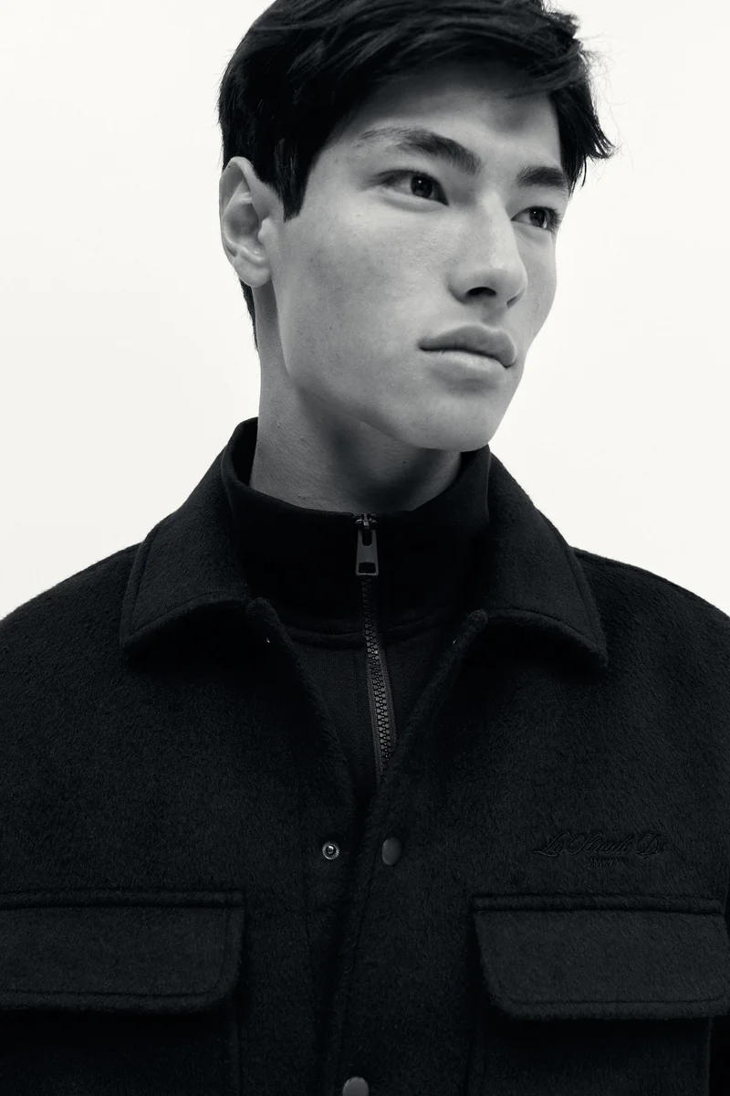 اتش اند ام جاكيت خفيف من مزيج الصوف