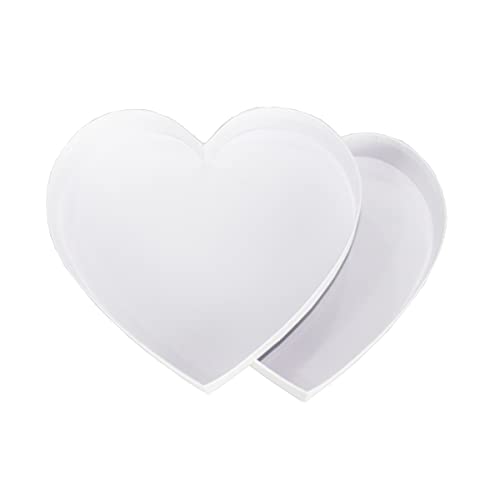WENPACK Empty Heart Shaped Gift Box Strawberry Packaging (White) - Image 5