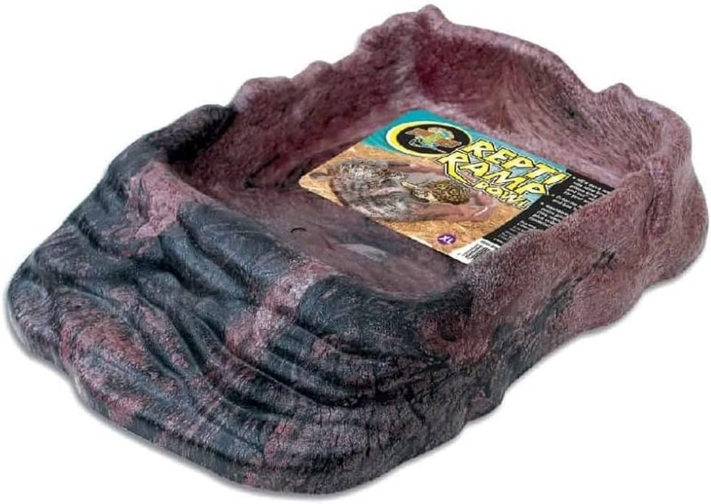 Zoo Med Repti Rock Pool, Large - Ideal Water Bowl for Tortoises and Box Turtles - Image 1