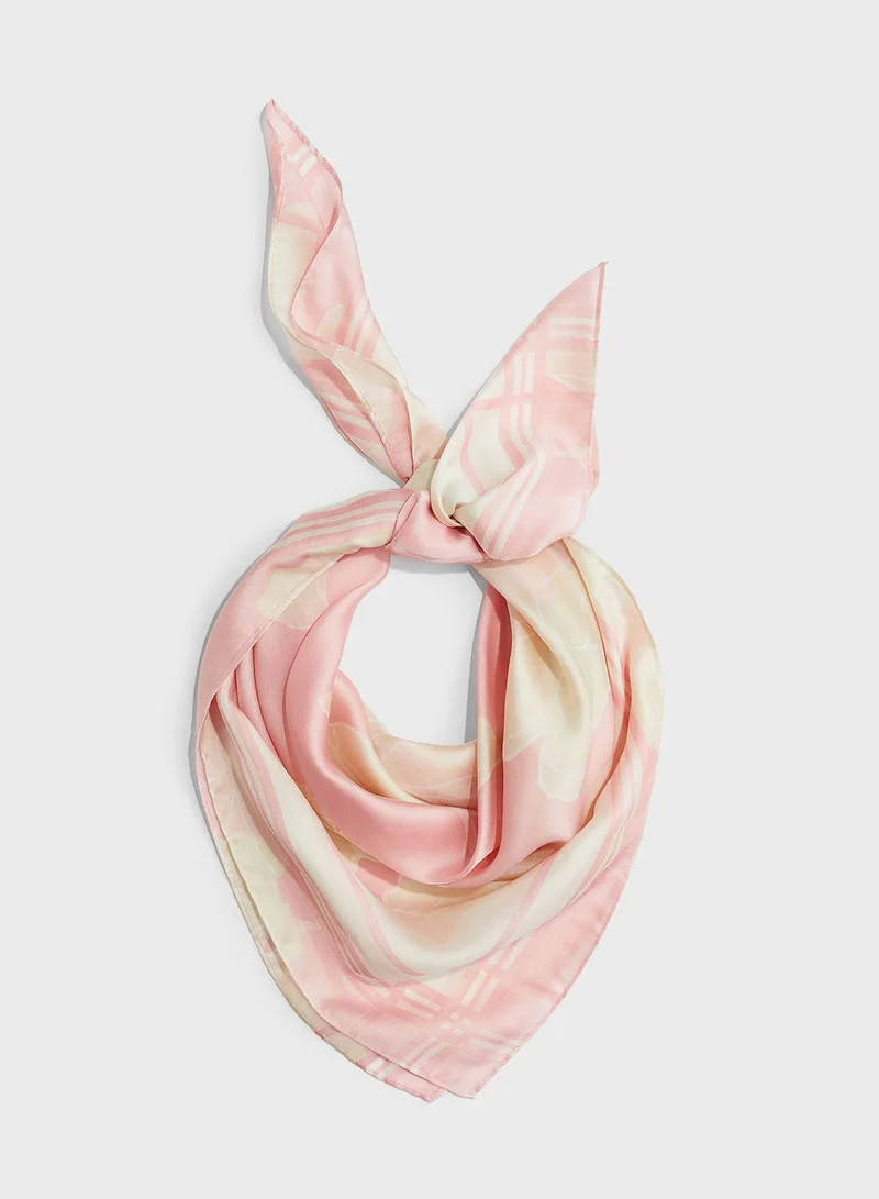 H&M Printed Satin Scarf