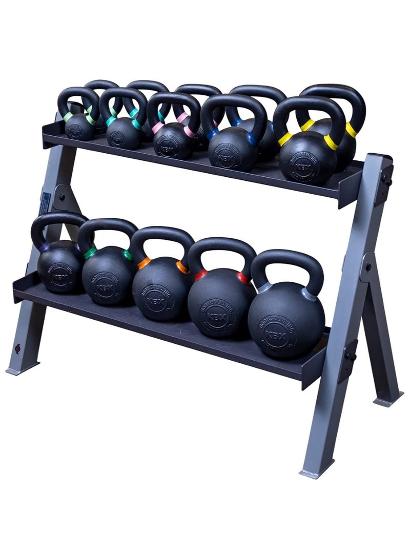 بادي سوليد الجسم الصلب Kettlebell ورف الدمبل - Image 3