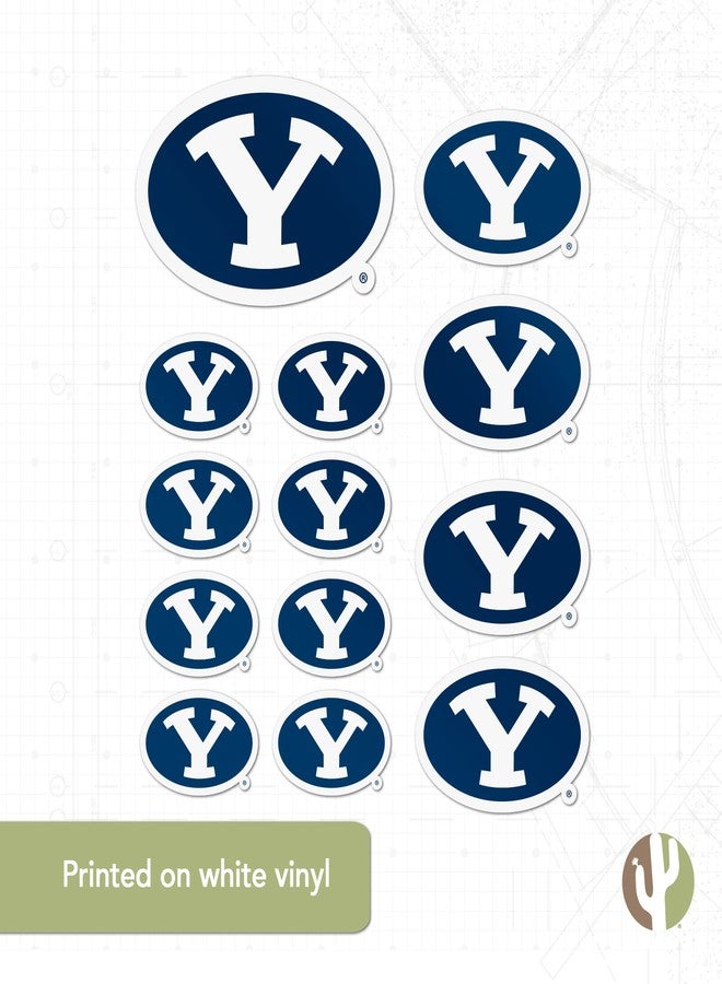 Desert Cactus Brigham Young University Sticker Cougars BYU Cougs Vinyl Decals Laptop Water Bottle Car Scrapbook T3 (Type 3-1) - Image 4