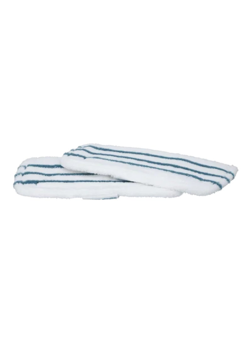 Black+Decker Steam Replacement Mop Pad White and Blue FSMP20-XJ