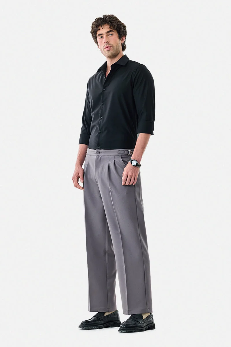 SNITCH Loose Fit Stretch Trousers