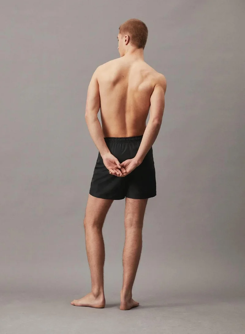 Calvin Klein Pvh Black Medium Drawstring Swim Shorts - Intense Power for Men | Best Price UAE