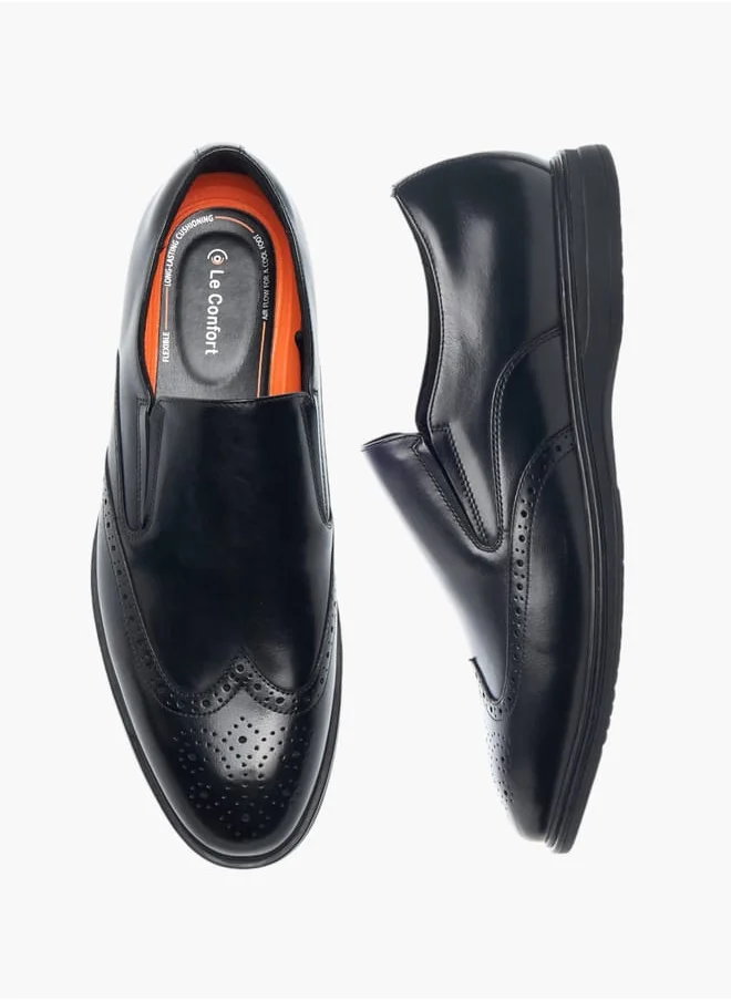 Le Confort Men Panelled Slip-On Loafers