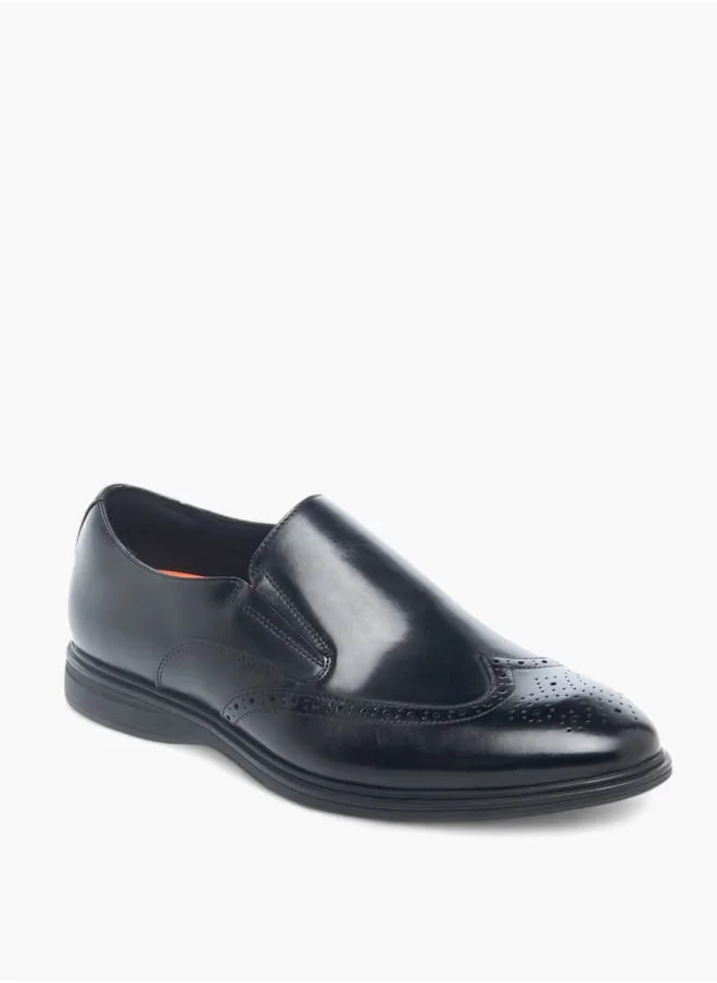 لو كونفورت Men Panelled Slip-On Loafers