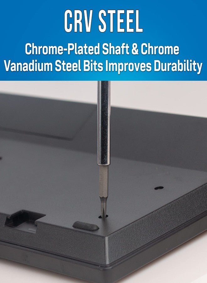 جونارد تولز مفك براغي دقيق متعدد الرؤوس SD-41 من جونارد تولز، 4 في 1، برؤوس فيليبس مقاس 0 و00، ورؤوس ذات فتحات في الخزانة مقاس 1/8 بوصة و3/32 بوصة - Image 5