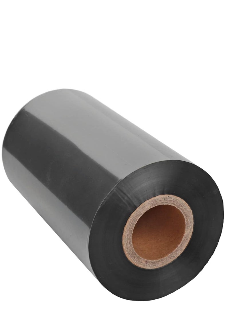 Generic Thermal Transfer Ribbon 110mm*300m-1 Roll.Resin Enhanced Wax Barcode Black Printer Ribbon 1” Core Ink Outside for Zebra ZT230 ZT410 ZT420 ZT610 Datamax Intermec Sato  - Image 1
