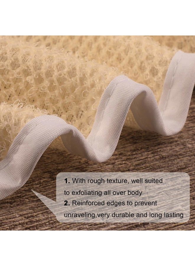 Phogary 6 Pack Exfoliating Wash Cloths for Body Scrub and Face Clean, Dual-Sided Exfoliating Wash Towels Bath Washcloths for Men Women Skin Massage Spa - Rough Exfoliating Side and Soft Terry Side - Image 4