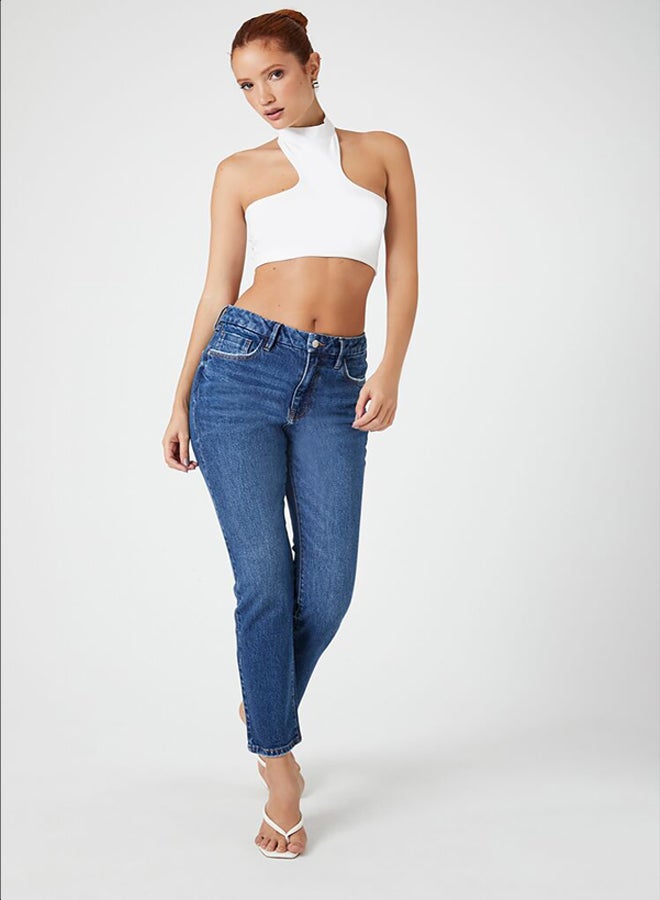FOREVER 21 High-Rise Straight Jeans  - Image 4