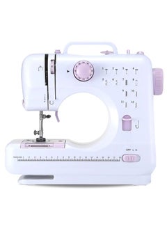 zenvo X Electric Sewing Machine, 12-Needle Two-Way Household Portable Sewing Machine for Sewing, Overlocking, and Buttonholes  - Image 1