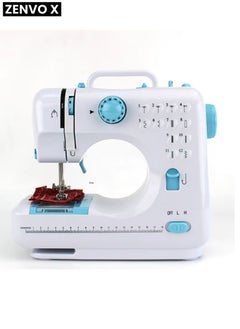 zenvo X Electric Sewing Machine, 12-Needle Two-Way Household Portable Sewing Machine for Sewing, Overlocking, and Buttonholes  - Image 2