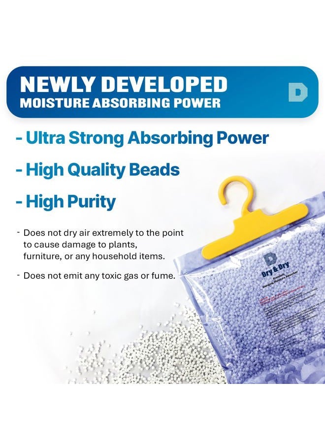 Dry & Dry 15 Packs [Net 7 Oz/Pack] Moisture Absorbers for Home, Basement & Bedroom - Small Dehumidifiers - Image 4