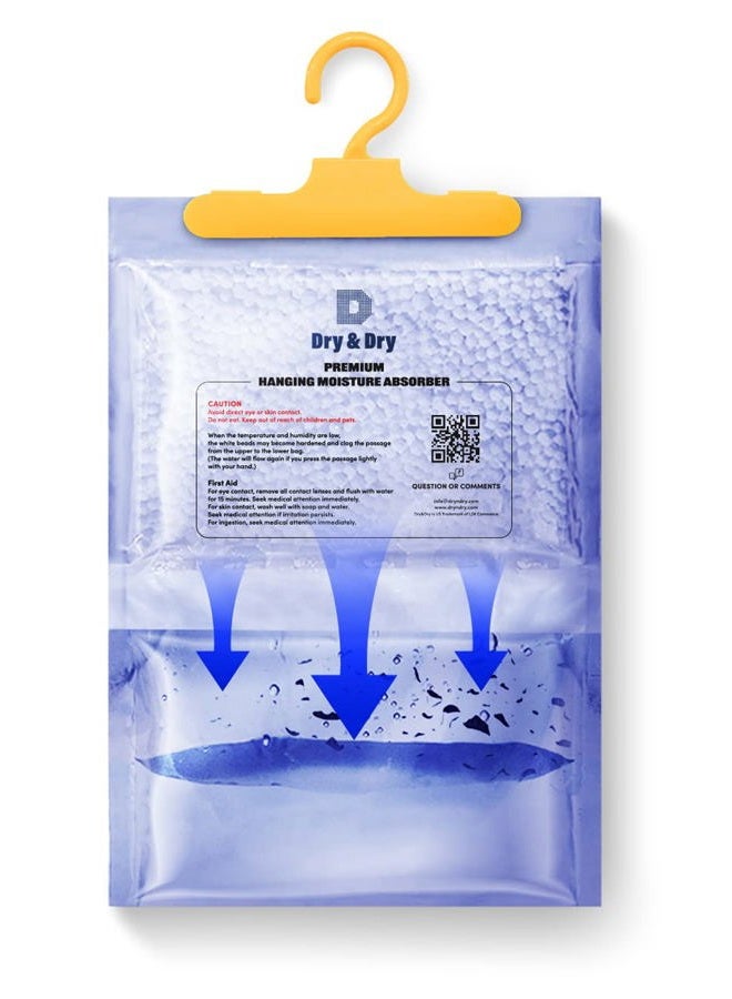 Dry & Dry 15 Packs [Net 7 Oz/Pack] Moisture Absorbers for Home, Basement & Bedroom - Small Dehumidifiers - Image 2