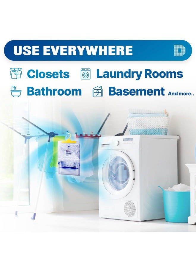 Dry & Dry 15 Packs [Net 7 Oz/Pack] Moisture Absorbers for Home, Basement & Bedroom - Small Dehumidifiers - Image 5