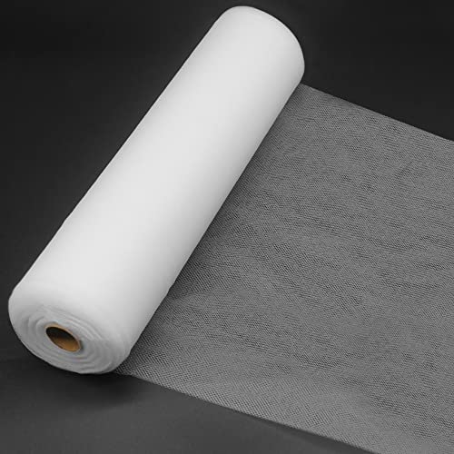 IONTACH White Tulle Fabric Rolls 54 Inch by 40 Yards Fabric Tulle Bolt for Wedding Christmas Decorations DIY White Tutu Baby Shower Table Skirt Ceiling Decor Birthday Party Craft Supplies - Image 4
