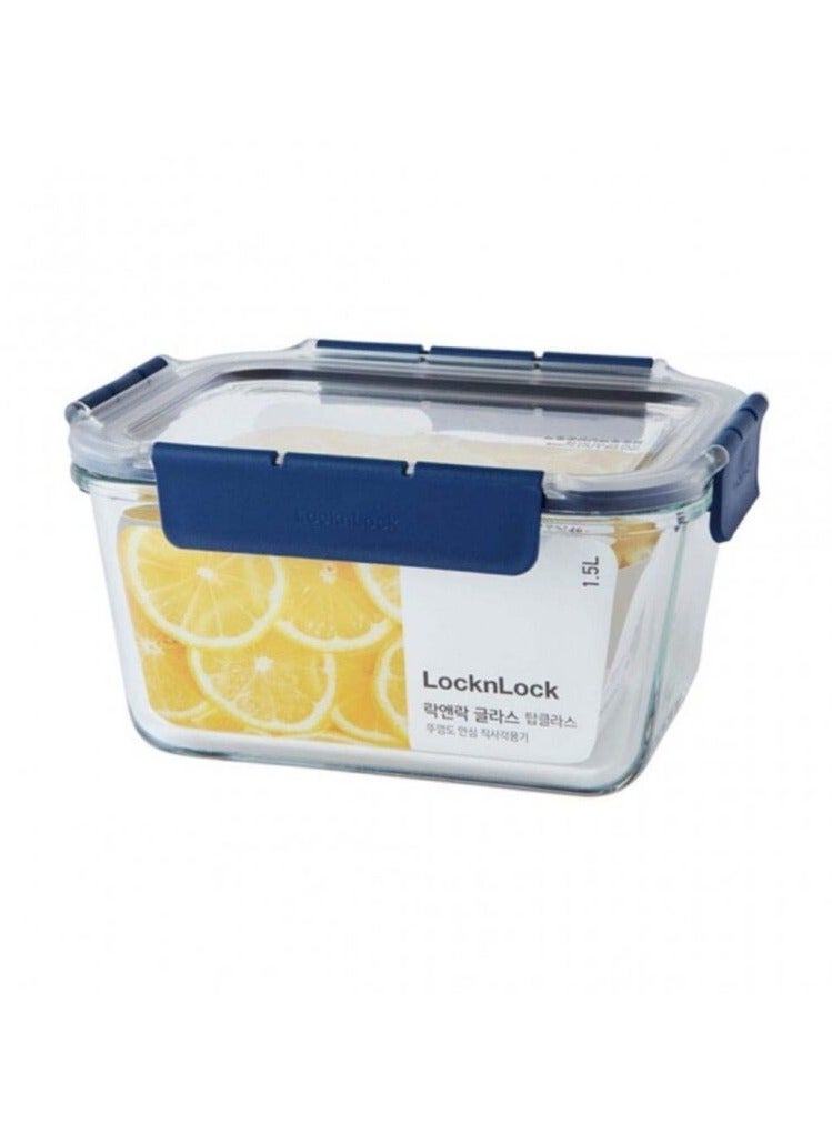 LOCK & LOCK Topclass Rectangular Heat Resist. Glass 1.5L - Image 2