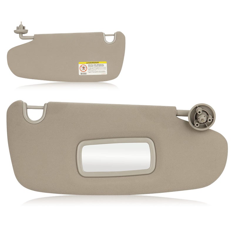 AEagle Simple Sun Visor for 20022009 Dodge Ram 1500 2500 3500 Right Passenger Side Beige Without Light