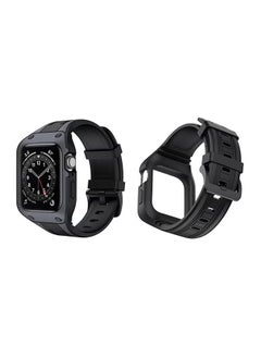 PROMASS Armour Case Replacement Band For Apple Watch Series 6/SE/5/4 Midnight Blue White 